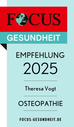 FOCUS-Empfehlung „Osteopathie 2025" für Theresa Vogt